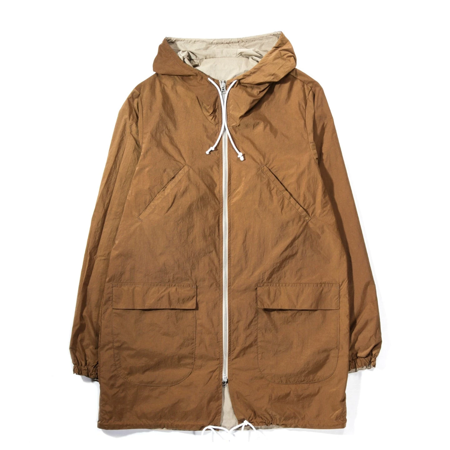 HOUSE OF ST. CLAIR REVERSIBLE PARKA TAN / CINNAMON RIPSTOP 1 HOUSE OF ST. CLAIR REVERSIBLE PARKA TAN / CINNAMON RIPSTOP