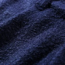 HOUSE OF ST. CLAIR SINGLE PLEAT TROUSER NAVY BOILED WOOL -N.HOOLYWOOD Shop hscd9