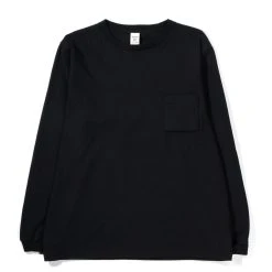 JACKMAN POCKET LONG SLEEVE T-SHIRT BLACK