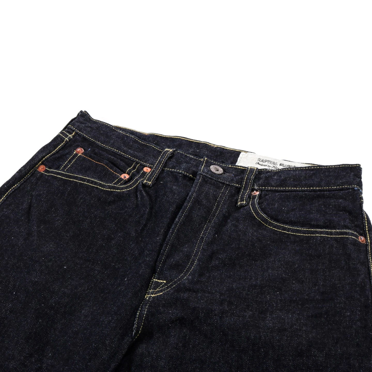 KAPITAL 14OZ DENIM 5P MONKEY CISCO ONE WASH 3 KAPITAL 14OZ DENIM 5P MONKEY CISCO ONE WASH - Image 3