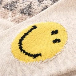 KAPITAL 5G WOOL NORDIC SMILIE PATCH RAGLAN SWEATER ECRU -N.HOOLYWOOD Shop k25 3c0eeece d6e9 45c3 b57d 1aca969b7e0b