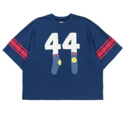 KAPITAL FOOTBALL BIG-T 44 SOCKS NAVY