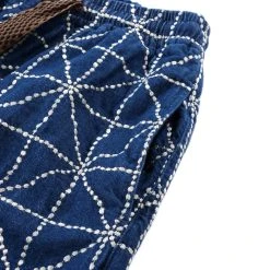 KAPITAL 8OZ DENIM FOLK-DOJO EMBROIDERY EASY PANTS MIDTONE -N.HOOLYWOOD Shop k94 4d6a57ce 9c37 45c1 933f 512353e168f5