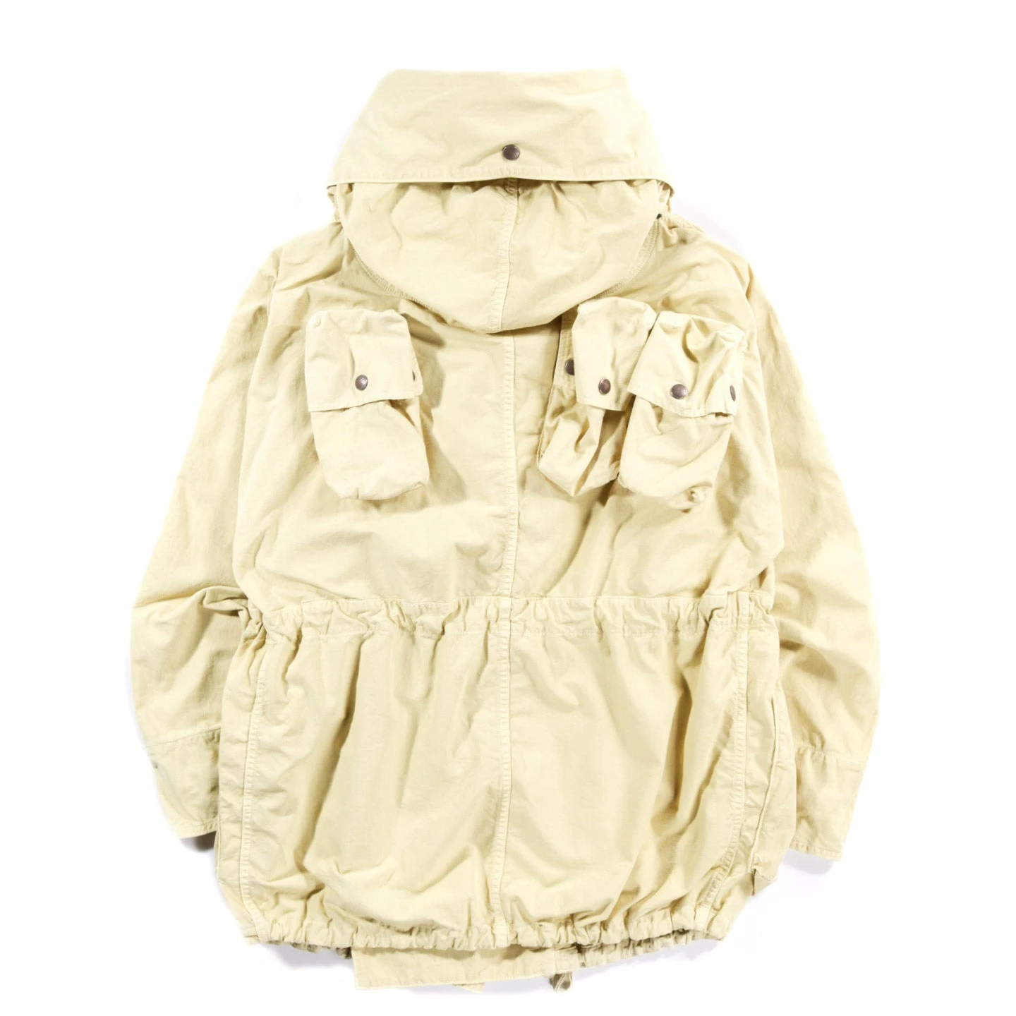 KAPITAL RIP STOP ALPINE RING COAT YELLOW 3 KAPITAL RIP STOP ALPINE RING COAT YELLOW - Image 3