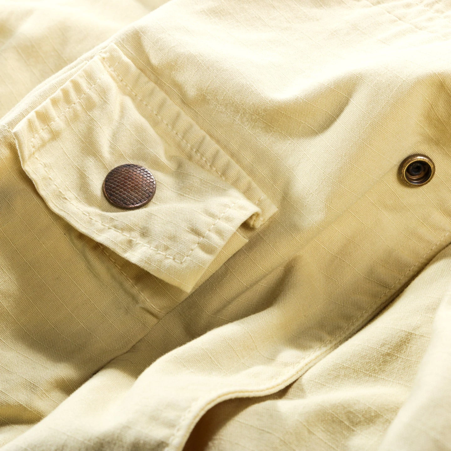 KAPITAL RIP STOP ALPINE RING COAT YELLOW 5 KAPITAL RIP STOP ALPINE RING COAT YELLOW - Image 5