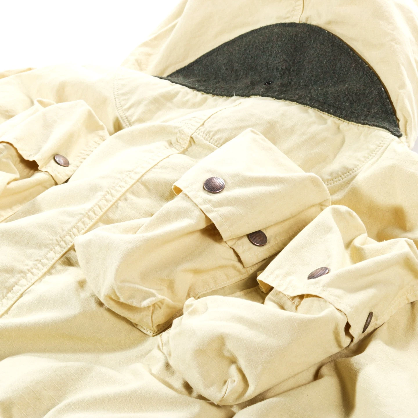 KAPITAL RIP STOP ALPINE RING COAT YELLOW 8 KAPITAL RIP STOP ALPINE RING COAT YELLOW - Image 8