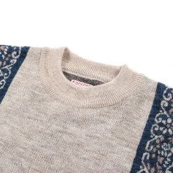 KAPITAL 12G WOOL BANDANA CREW SWEATER NAVY -N.HOOLYWOOD Shop kd14 b711cbfc ca8f 4a6f a274 623694becdc5