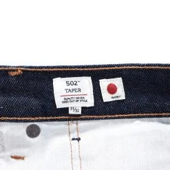LEVI'S MADE & CRAFTED 502 REGULAR TAPERED RESIN RINSE STRETCH SELVEDGE -N.HOOLYWOOD Shop ld17