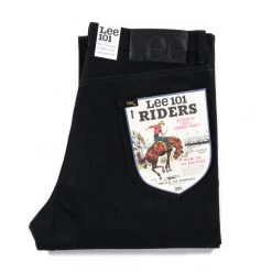 LEE 101 50'S RIDER BLACK SELVAGE DRY -N.HOOLYWOOD Shop lee3