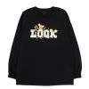 LQQK STUDIO CREATURE LOGO LS TEE BLACK