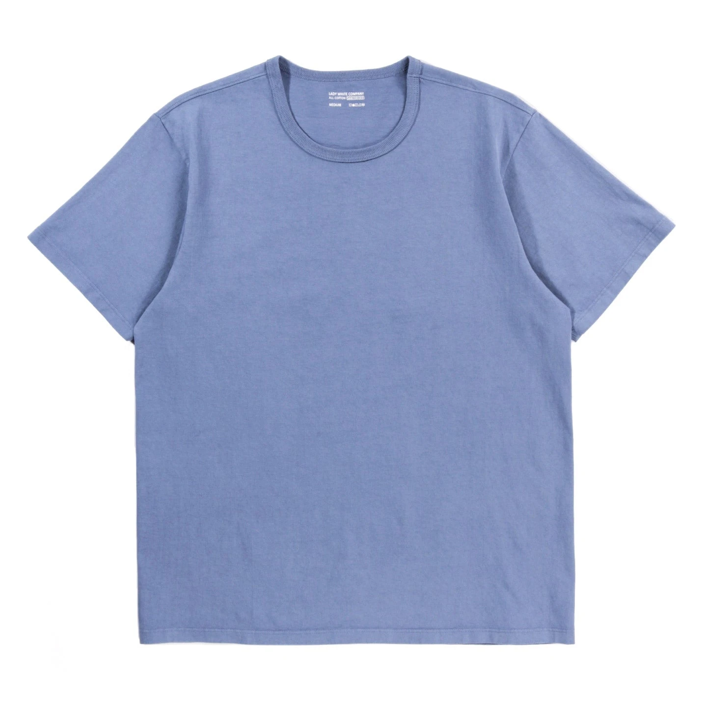 LADY WHITE CO. T-SHIRT DUST BLUE 1 LADY WHITE CO. T-SHIRT DUST BLUE