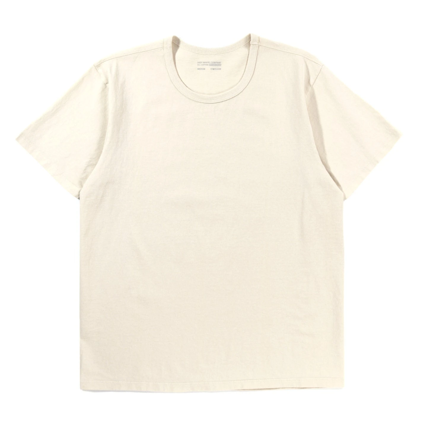 LADY WHITE CO. T-SHIRT ALABASTER 1 LADY WHITE CO. T-SHIRT ALABASTER