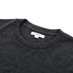 LADY WHITE CO. LONG SLEEVE WOOL T-SHIRT CHARCOAL MELANGE -N.HOOLYWOOD Shop lw15 e2c8da23 ae4a 4a3c a4a8 c73fa801aec7