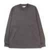 LADY WHITE CO. LONG SLEEVE WOOL T-SHIRT BROWN CLAY