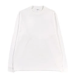 LADY WHITE CO. LONG SLEEVE RUGBY T-SHIRT WHITE