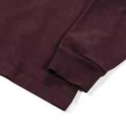 LADY WHITE CO. LONG SLEEVE RUGBY T-SHIRT RAISIN -N.HOOLYWOOD Shop lw40 4d4c944c dfb2 4e6c 90ae eb5c08c6ef1d