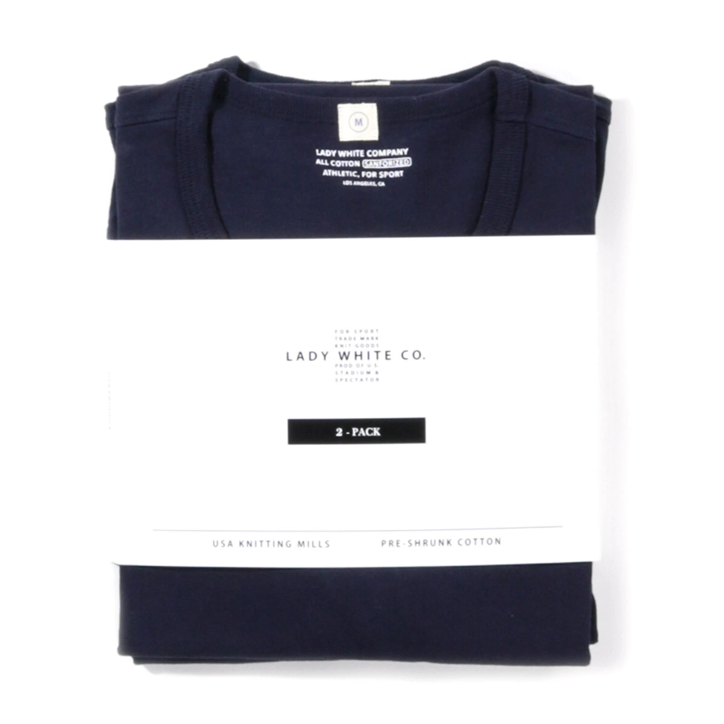 LADY WHITE CO. T-SHIRT 2-PACK NAVY 1 LADY WHITE CO. T-SHIRT 2-PACK NAVY