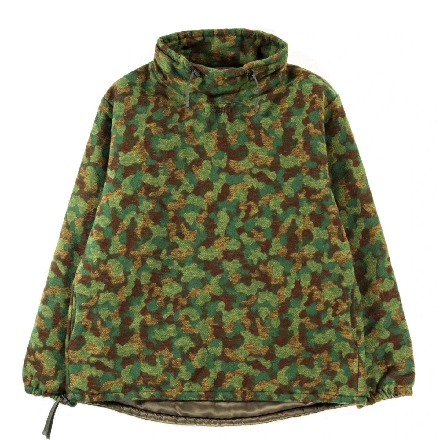 MONITALY INSULATED MOCK NECK PULLOVER JACQUARD GREEN CAMO 1 MONITALY INSULATED MOCK NECK PULLOVER JACQUARD GREEN CAMO