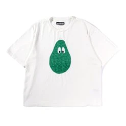 MONITALY AVOCADO 3D EMBROIDERY S/S TEE OFF WHITE