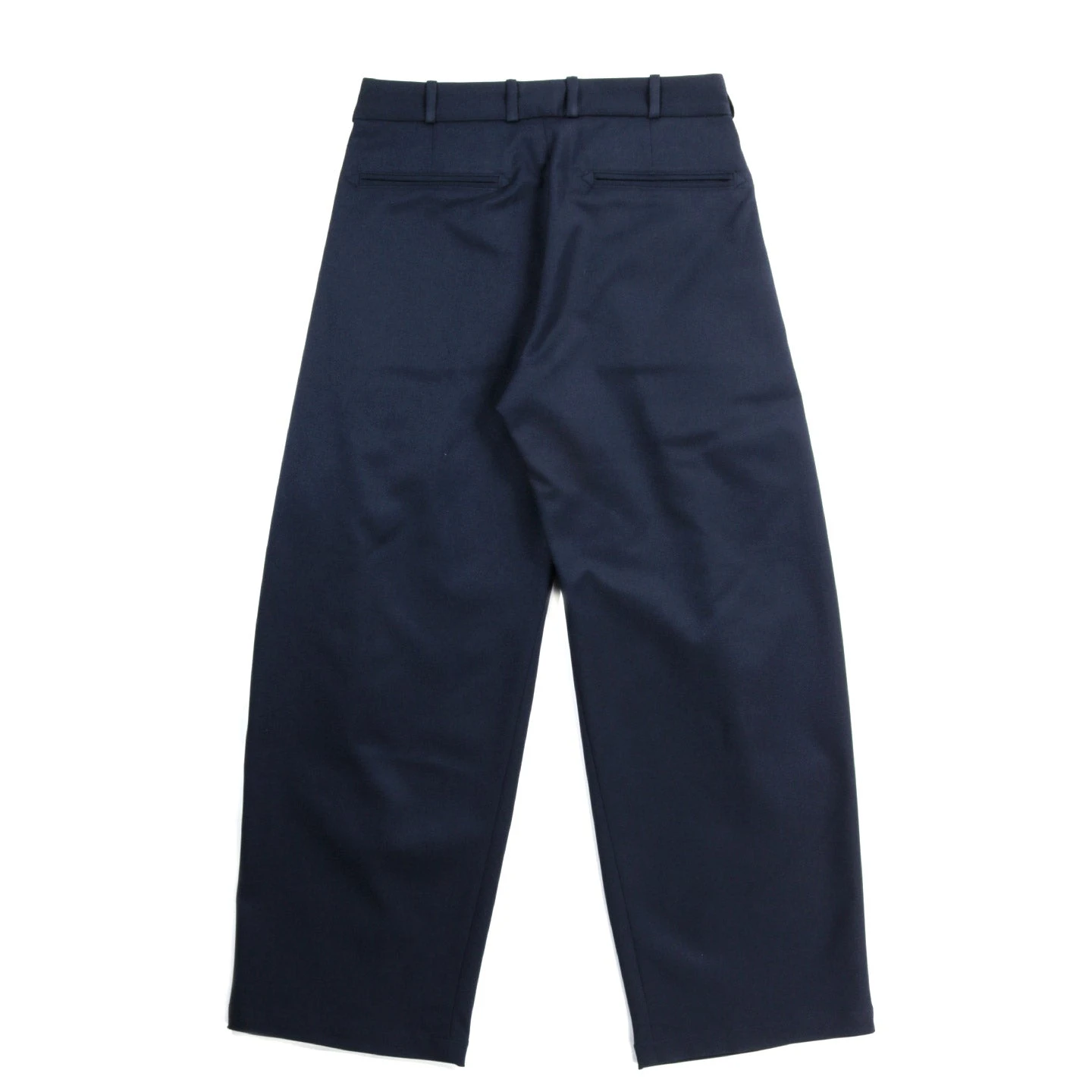 MONITALY TRIPLE TUCK WIDE PANTS NOVA STRETCH NAVY 2 MONITALY TRIPLE TUCK WIDE PANTS NOVA STRETCH NAVY - Image 2