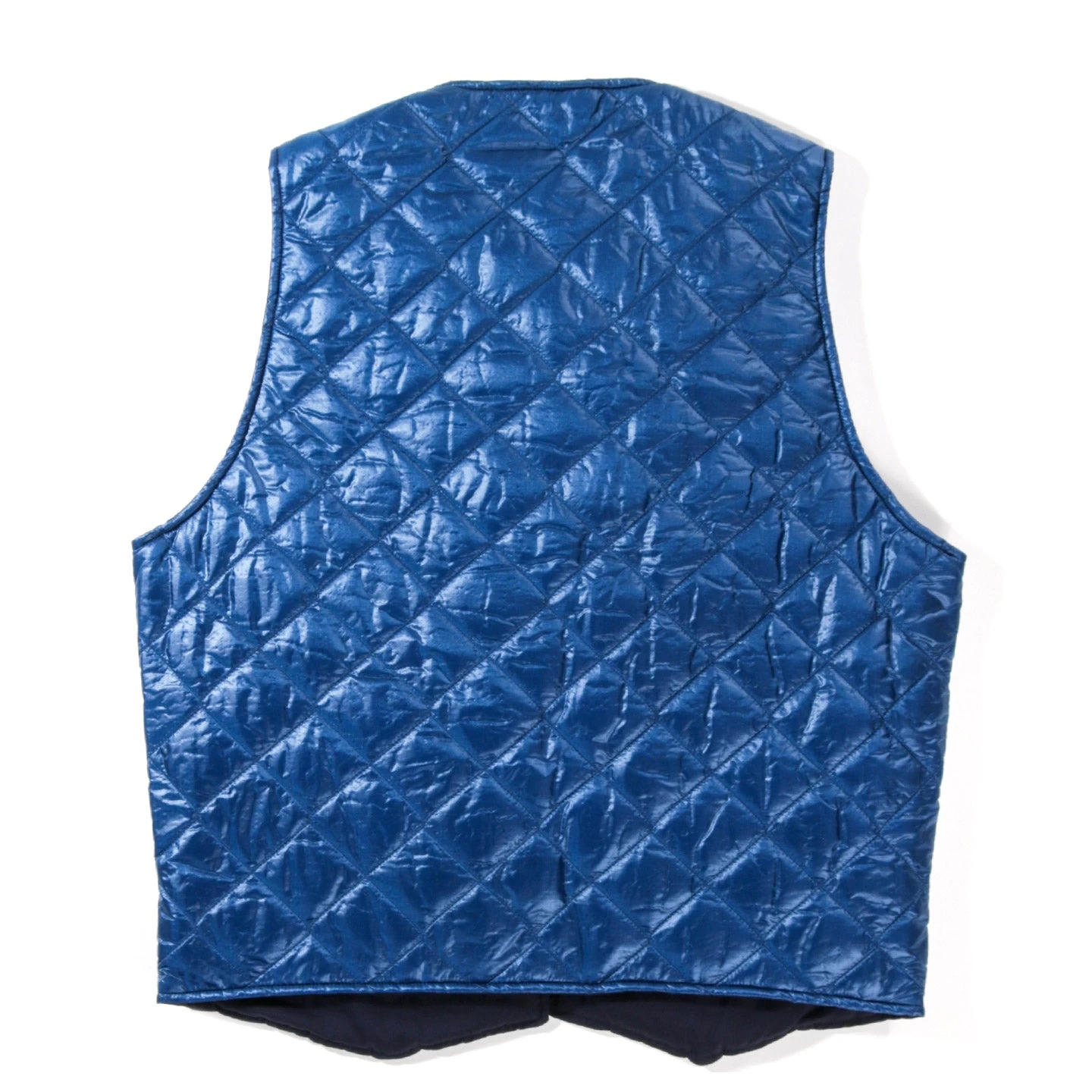 MONITALY QUILTED CINCHO VEST ZIGZAG NAVY 3 MONITALY QUILTED CINCHO VEST ZIGZAG NAVY - Image 3