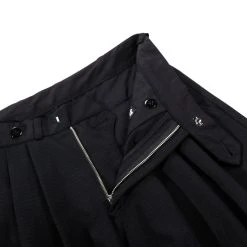 MONITALY TRIPLE TUCK WIDE PANTS SEGAL RIPSTOP BLACK 11 MONITALY TRIPLE TUCK WIDE PANTS SEGAL RIPSTOP BLACK -N.HOOLYWOOD Shop mond37