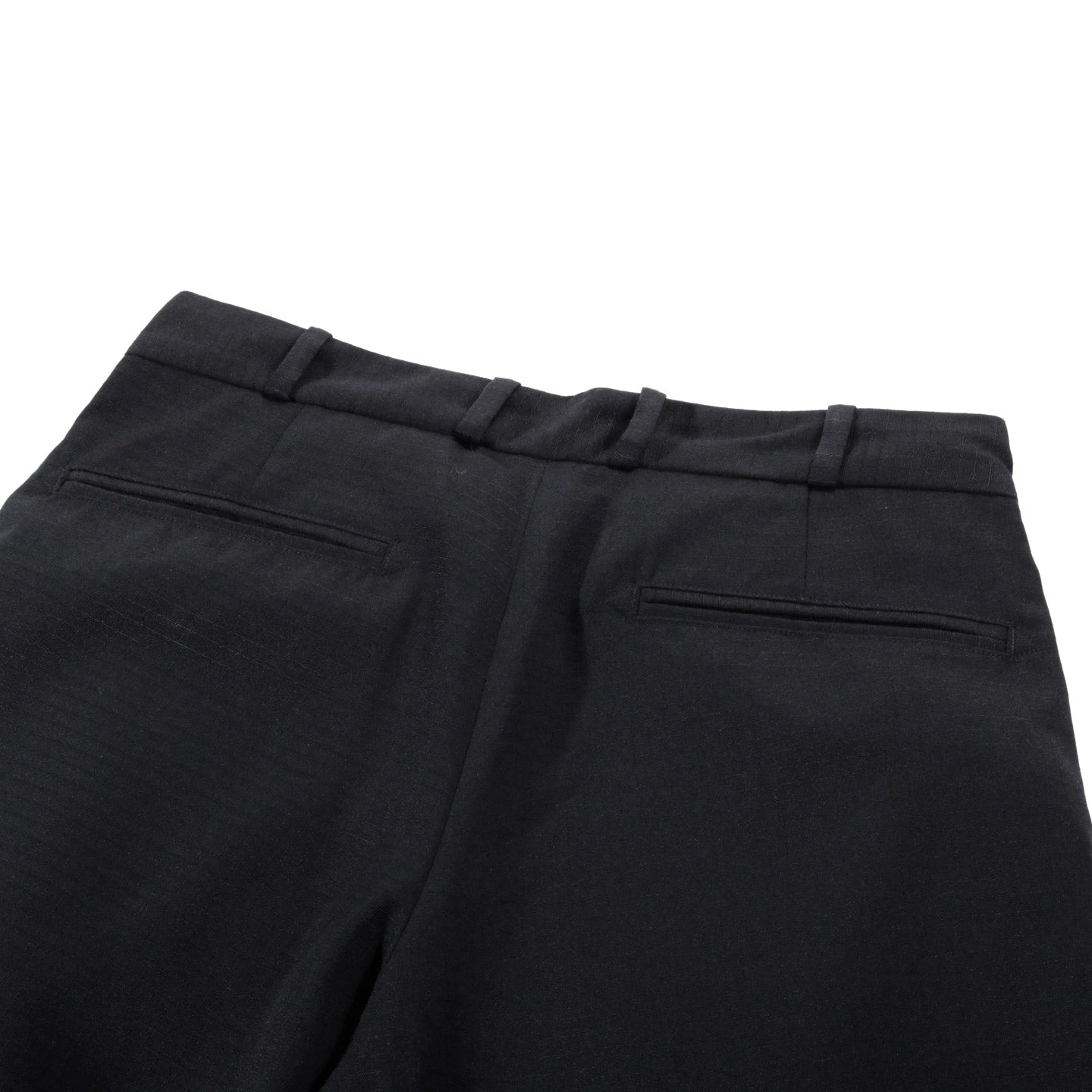 MONITALY TRIPLE TUCK WIDE PANTS SEGAL RIPSTOP BLACK 6 MONITALY TRIPLE TUCK WIDE PANTS SEGAL RIPSTOP BLACK - Image 6