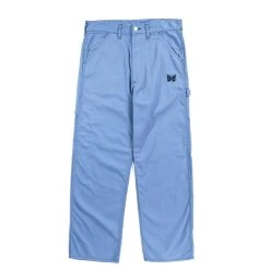 NEEDLES X SMITH'S PAINTER PANT COTTON TWILL SAX BLUE