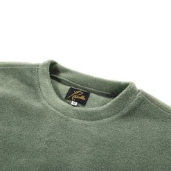 NEEDLES S/S CREW NECK TEE POLY FLEECE GREEN -N.HOOLYWOOD Shop n29 ea4a6df2 967a 470c 865e c3434dae4914