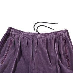 NEEDLES NARROW TRACK PANT VELOUR PURPLE -N.HOOLYWOOD Shop n33