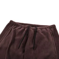 NEEDLES ZIPPED SWEAT PANT POLY FLEECE BROWN -N.HOOLYWOOD Shop n45 9581e096 f24c 48fb a6db be1433a8cf14