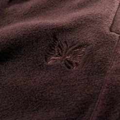 NEEDLES ZIPPED SWEAT PANT POLY FLEECE BROWN -N.HOOLYWOOD Shop n46 f08d9244 e625 42d2 9eeb 68d90b724a82