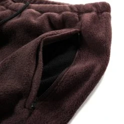 NEEDLES ZIPPED SWEAT PANT POLY FLEECE BROWN -N.HOOLYWOOD Shop n47 d41221c4 7c72 4046 9c35 3237f05e9a33