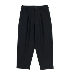 NANAMICA ALPHADRY WIDE PANTS BLACK