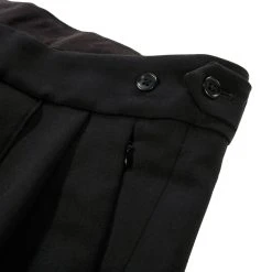NEEDLES TUCKED SIDE TAB TROUSER POLY / RAYON DOUBLE CLOTH BLACK -N.HOOLYWOOD Shop n82 645ae2d5 d92b 4e7b 9aa4 3bbc3418954e