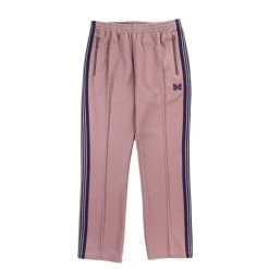 NEEDLES NARROW TRACK PANT POLY SMOOTH TAUPE