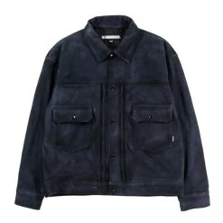 NEIGHBORHOOD TYPE 2 JACKET NAVY SUEDE