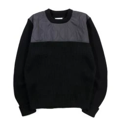 NEIGHBORHOOD COMMANDER SWEATER BLACK