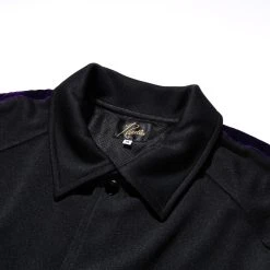 NEEDLES SIDE LINE COACH JACKET POLY SMOOTH BLACK -N.HOOLYWOOD Shop nd40 054eeb8c cc38 4aa7 8e3c a16f46d92530