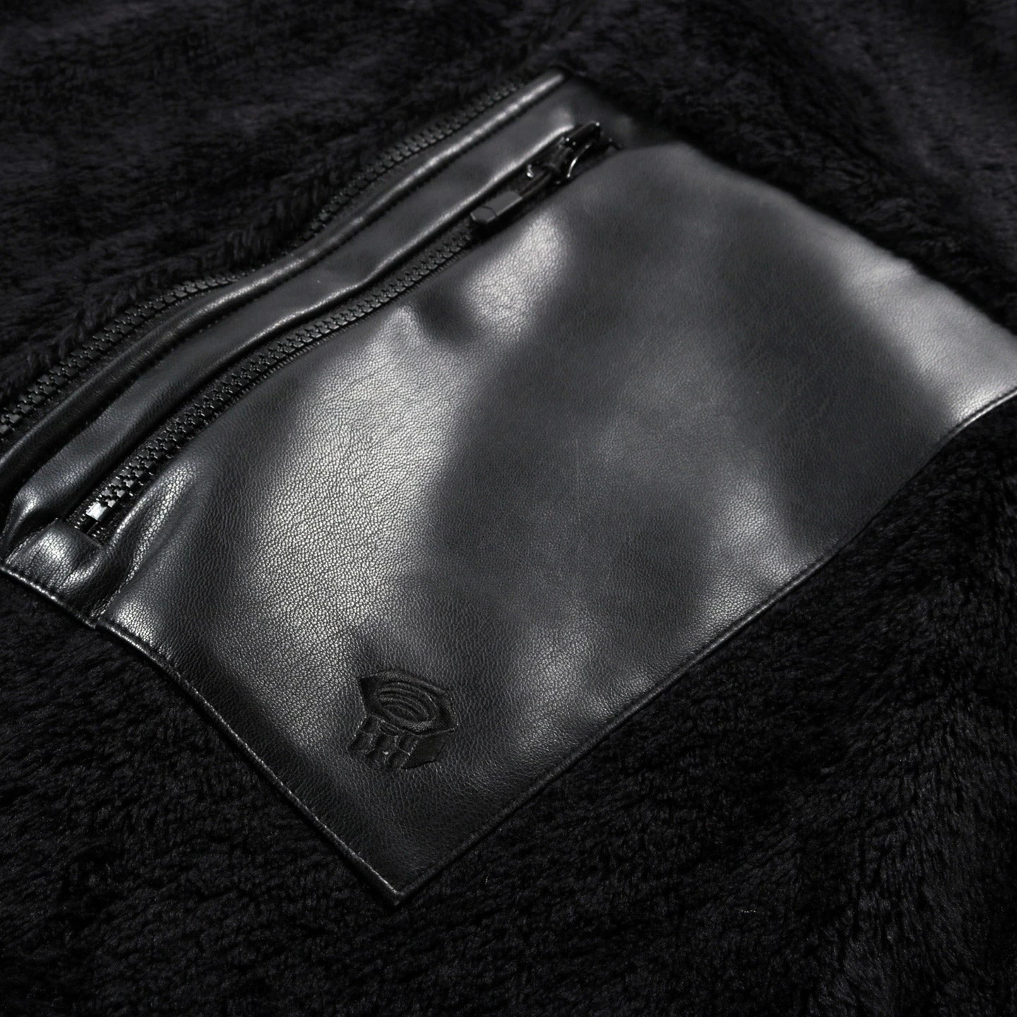 N.HOOLYWOOD MOUNTAIN HARDWEAR FLEECE JACKET BLACK 4 N.HOOLYWOOD MOUNTAIN HARDWEAR FLEECE JACKET BLACK - Image 4