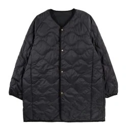 NANAMICA REVERSIBLE DOWN CARDIGAN COAT BLACK -N.HOOLYWOOD Shop nn23