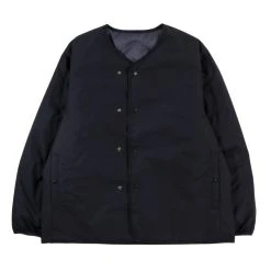 NANAMICA REVERSIBLE DOWN CARDIGAN JACKET DARK NAVY