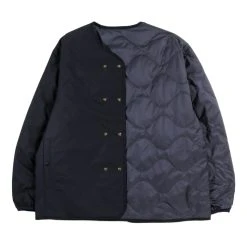 NANAMICA REVERSIBLE DOWN CARDIGAN JACKET DARK NAVY -N.HOOLYWOOD Shop nn42