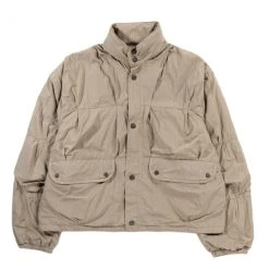 OUR LEGACY EXHALE PUFFA METALLIC SAND PARACHUTE POPLIN