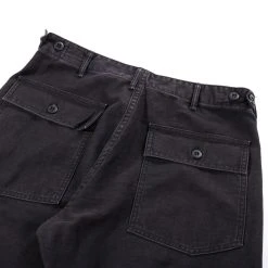 ORSLOW US ARMY FATIGUE PANTS BLACK STONEWASH REVERSE SATEEN -N.HOOLYWOOD Shop od37