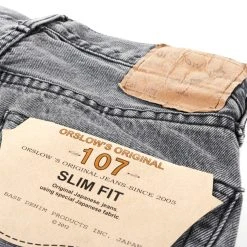ORSLOW 107 IVY FIT BLACK DENIM BLEACH -N.HOOLYWOOD Shop od38 02dac918 c2ea 4ebc bd36 99b9e37ad81d