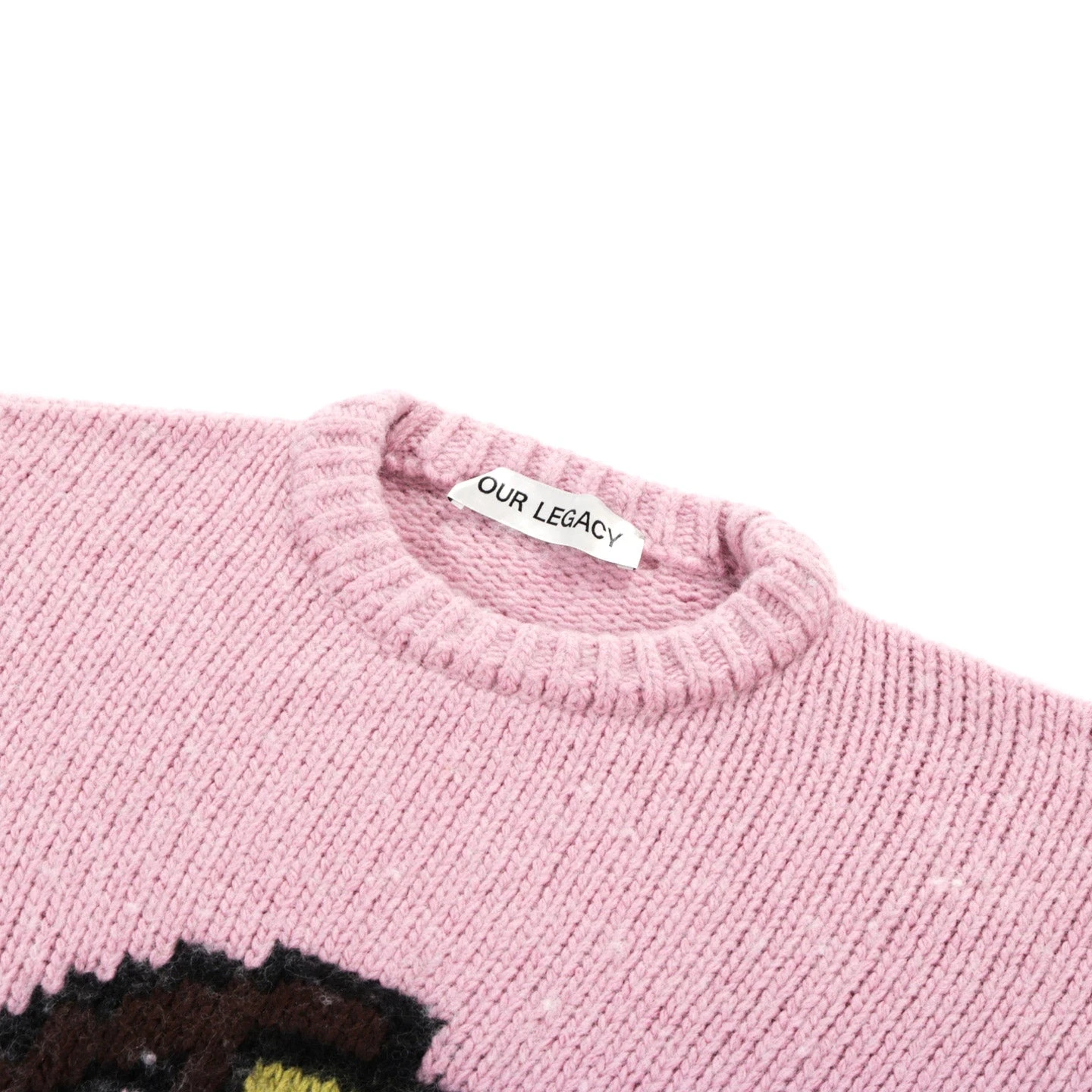 OUR LEGACY SONAR ROUNDNECK CANDY FLOSS CHERRY ACRYLIC 3 OUR LEGACY SONAR ROUNDNECK CANDY FLOSS CHERRY ACRYLIC - Image 3