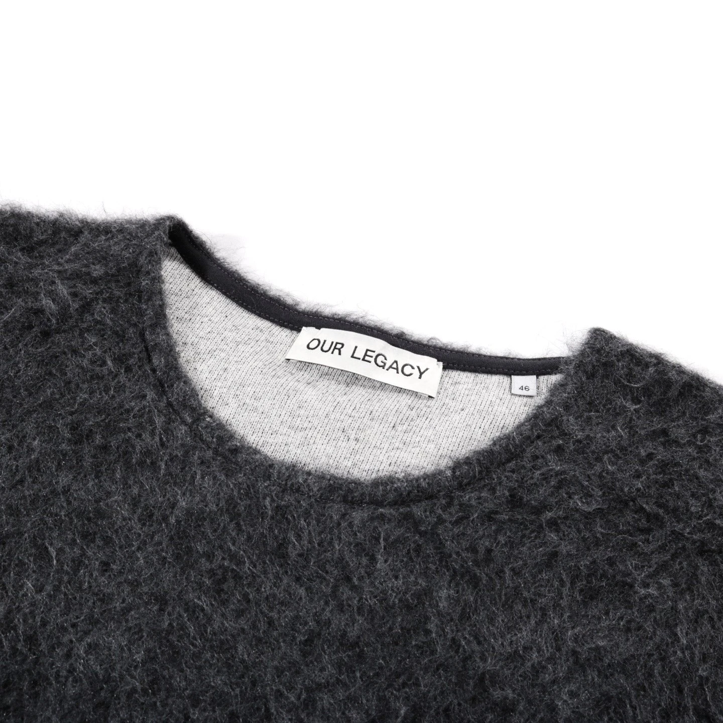 OUR LEGACY DOUBLE LOCK U NECK ASH GREY ALPACA 3 OUR LEGACY DOUBLE LOCK U NECK ASH GREY ALPACA - Image 3