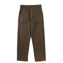 ORSLOW US ARMY FATIGUE WOOL PANTS ARMY GREEN