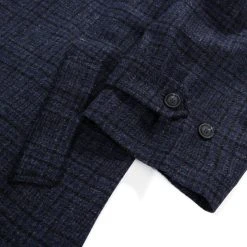 POLYPLOID LONG COAT B BLUE / GRAY MELANGE -N.HOOLYWOOD Shop pp25